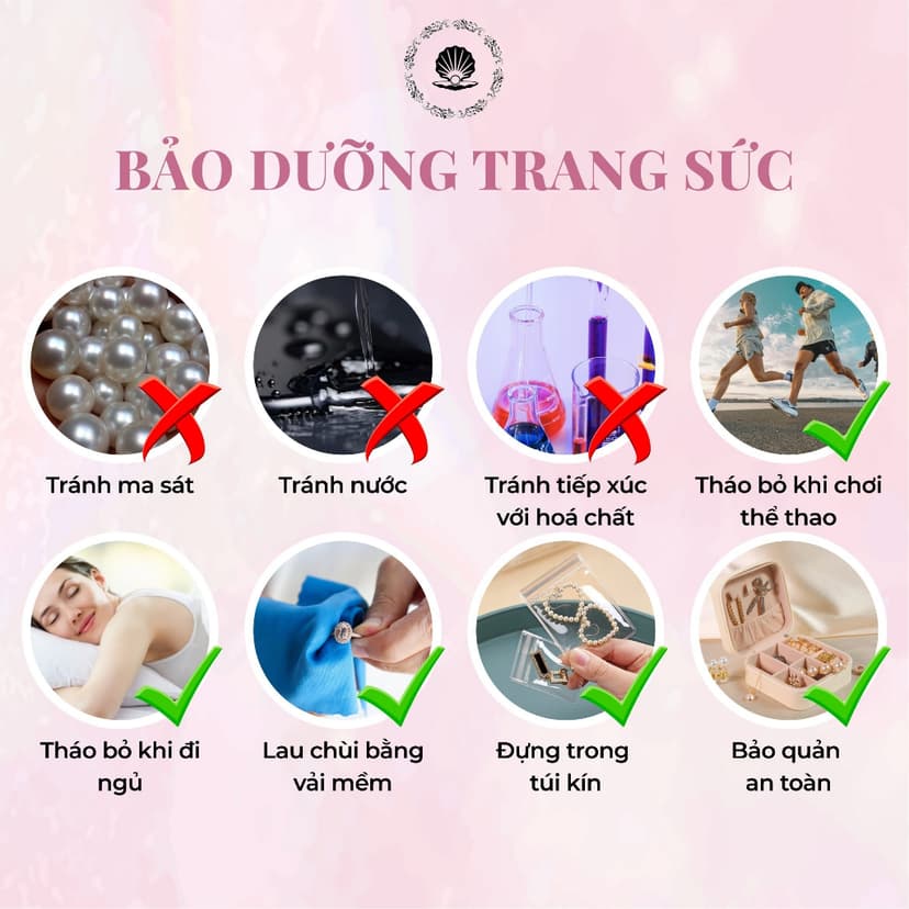 Ảnh 5 Dây Chuyền Đen Cao Su - Ngọc Trai Trường Thịnh 3