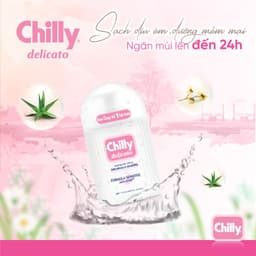 Thumbnail Khăn lau phụ khoa Chilly Delicato Salviettine Intime Anti-Ddor chiết xuất lô hội dưỡng mềm mại, sạch dịu êm gói 12 tờ 4