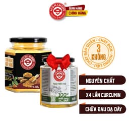Thumbnail Tinh bột nghệ nếp vàng Honimore 200g + Mật ong nguyên chất Hoa Miền Núi 360g 1