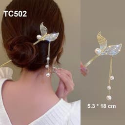 Thumbnail GOTI Trâm Cài Tóc Búi Gọng Kim Loại Thanh Lịch Phong Cách Cổ Trang, Hiện Đại Dành Cho Nữ 4