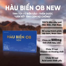 Thumbnail Viên Uống Bổ Thận Tinh Hàu Biển OB New, Tăng Cường Sinh Lý Nam (Hộp 20 viên) Grow Green Az 2
