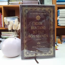 Thumbnail Sách - Kinh Địa Tạng Bồ Tát Bổn Nguyện - Bìa da bọc nilon 2