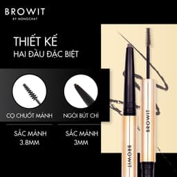 Thumbnail Chì kẻ mày và mascara 2 trong 1 Browit Ultra Fine Dou Eyebrow Pencil & Mascara 3
