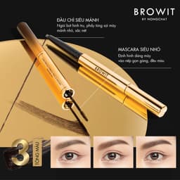 Thumbnail Chì kẻ mày và mascara 2 trong 1 Browit Ultra Fine Dou Eyebrow Pencil & Mascara 4