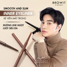 Thumbnail Kẻ Viền Mắt Trong Browit Chống Nước, Chì Kẻ Mắt Dạng Sáp Sắc Nét Smooth And Slim Inner Eyeliner 0.1g 3