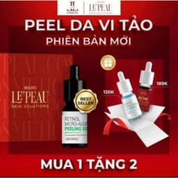 Thumbnail MPeel Da Retinol Vi Tảo 10ml, Tinh Chất Tái Tạo Da Sinh Học Căng Bóng Chính Hãng, Tặng Kèm Serum Mụn và SRM - LE'PEAU m 1
