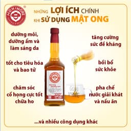 Thumbnail Set 2 chai tặng 1 chai cùng loại: Mật ong nguyên chất Hoa Rừng Phương Nam 630g - 100% mật ong chín nguyên chất 2