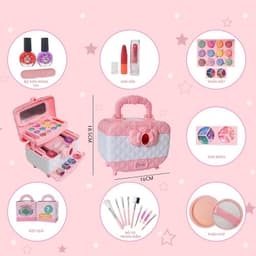 Thumbnail Đồ chơi trang điểm thật cho bé gái cao cấp, an toàn, dễ làm sạch M-611 4