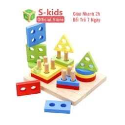 Thumbnail Combo 6 món đồ chơi gỗ thông minh cho bé 4