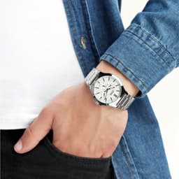 Thumbnail Đồng Hồ Casio Nam MTP-V300D-7AUDF Mặt Tròn Màu Trắng Dây Kim Loại Chính Hãng 3