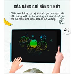 Thumbnail Bảng vẽ tự xóa điện tử đa sắc màu cho bé cỡ lớn 16 inch, 19 inch T16 4