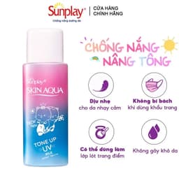 Thumbnail Kem Chống Nắng Sunplay Skin Aqua Tone Up Uv Milk Dạng Sữa Hiệu Chỉnh Sắc Da - Lavender Spf50+ Pa++++ 50g 2