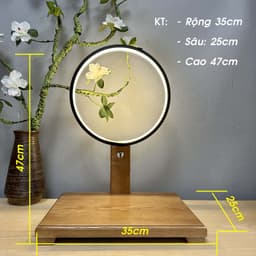 Thumbnail Kệ Đèn Led Hào Quang Tượng Phật Phong Thủy Hình Tròn - Tuệ Nga 1