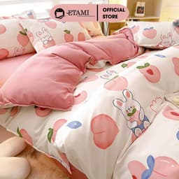 Thumbnail Bộ chăn ga gối cotton poly cute mẫu mới ETAMI miễn phí bo chun ga trải giường 4