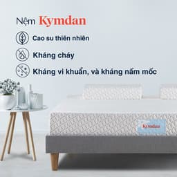 Thumbnail Nệm cao su thiên nhiên Kymdan Deluxe 120 x 200 x 05cm 1