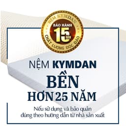 Thumbnail Nệm cao su thiên nhiên Kymdan Deluxe 120 x 200 x 05cm 3