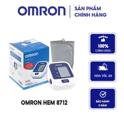 Thumbnail Máy đo huyết áp bắp tay tự động OMRON HEM 8712 - 01 bộ 2
