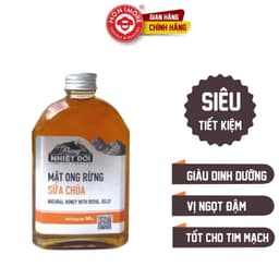 Thumbnail Mật ong rừng sữa chúa – Rừng Nhiệt Đới 360g/chai - mật ong nguyên chất, tăng đề kháng 1