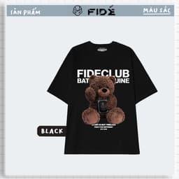 Thumbnail Áo thun FIDE unisex nam nữ form rộng cổ tròn GẤU JOKER 3