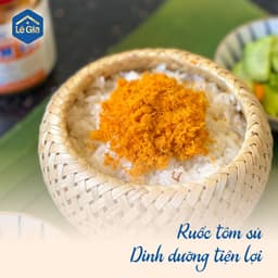 Thumbnail Ruốc (chà bông) tôm sú Lê Gia hũ thủy tinh 80g 1