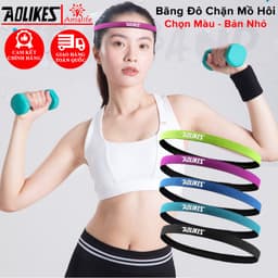 Thumbnail Băng Đô Thể Thao Chặn Mồ Hôi Trán Nam Nữ Headband AL2101 Bản Nhỏ Co Giãn Chống Trượt Tập Thể Thao Chính Hãng Aolikes 1