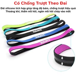 Thumbnail Băng Đô Thể Thao Chặn Mồ Hôi Trán Nam Nữ Headband AL2101 Bản Nhỏ Co Giãn Chống Trượt Tập Thể Thao Chính Hãng Aolikes 2