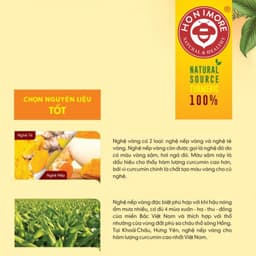 Thumbnail Tinh bột nghệ Canxi Honimore 288g - tốt cho xương, làm đẹp da, tốt cho dạ dày 4