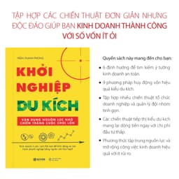 Thumbnail Sách - Khởi Nghiệp Du Kích (Tái Bản) - Kinh Doanh Ít Vốn - Vận Dụng Nguồn Lực Nhỏ Chiến Thắng Cuộc Chơi Lớn 3