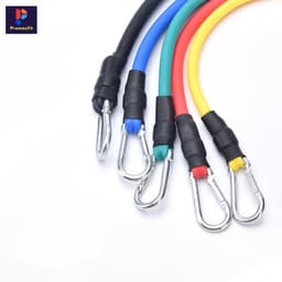 Thumbnail Dây kháng lực ngũ sắc tập gym yoga Prowin Fitness chất liệu cao su đàn hồi co giãn 3