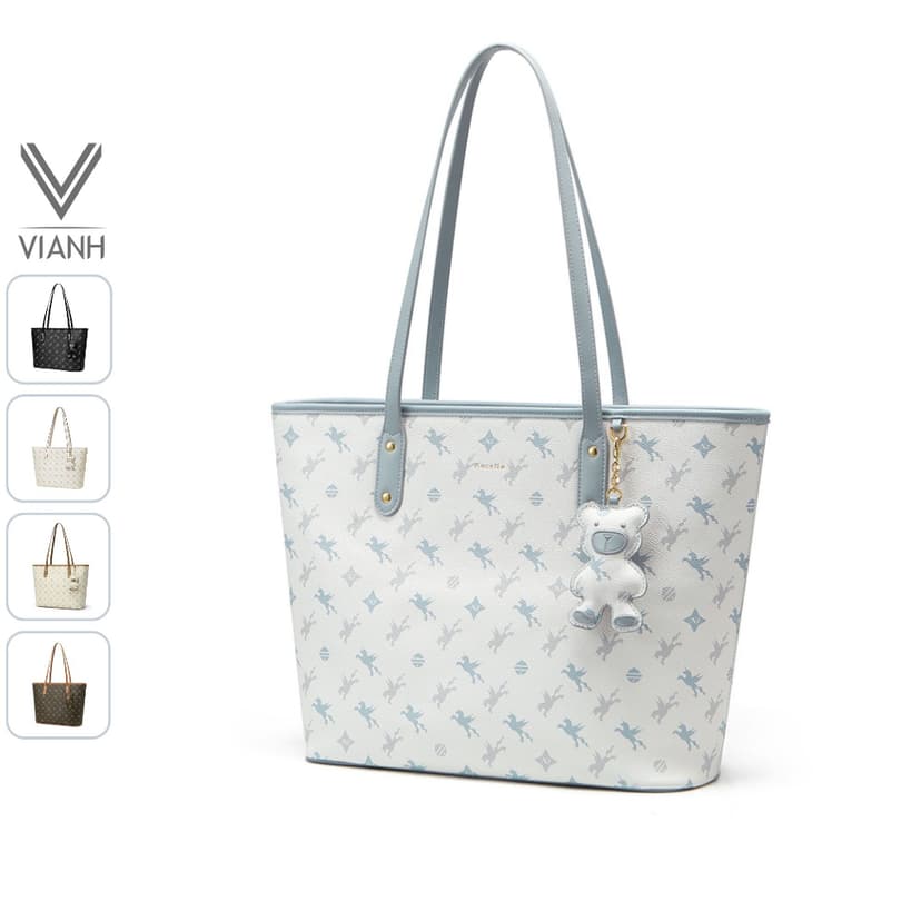 Ảnh Túi Tote Bag nữ Nucelle size to dễ thương thời trang đi học đi làm ViAnh Store 1171966 1