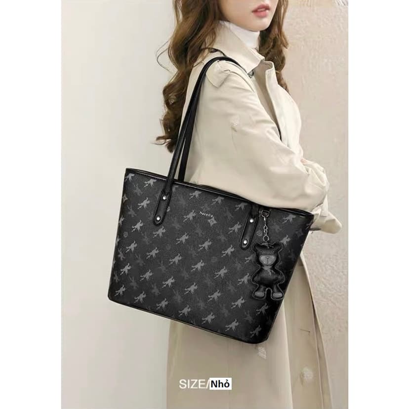 Ảnh Túi Tote Bag nữ Nucelle size to dễ thương thời trang đi học đi làm ViAnh Store 1171966 3