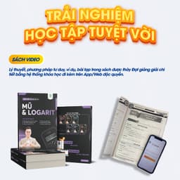 Thumbnail Sách Đạt Điểm Tối Đa Từ A Đến Z Mũ Và Logarit 2024 biên soạn bởi thầy Nguyễn Tiến Đạt 1