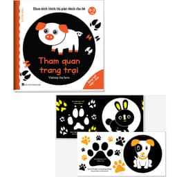 Thumbnail Sách - Bộ Ehon kích thích thị giác dành cho bé 0-3 tuổi (bìa cứng chống thấm nước) 4