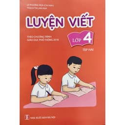 Thumbnail Sách - Luyện viết lớp 4 tập 1+2 (Theo chương trình Giáo dục phổ thông 2018) 1