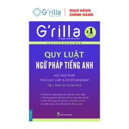 Thumbnail Sách Quy luật ngữ pháp tiếng Anh Grilla Tập 1. Phân tích & Giải thích 1