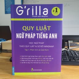 Thumbnail Sách Quy luật ngữ pháp tiếng Anh Grilla Tập 1. Phân tích & Giải thích 2