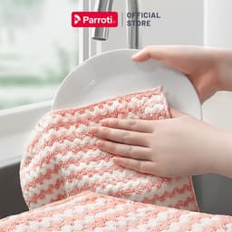 Thumbnail Khăn lau bếp đa năng siêu thấm hút, lau kính, xe ô tô, combo 5 cái Parroti Fiber 3