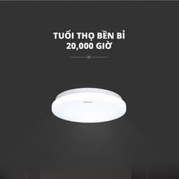 Thumbnail Đèn ốp trần nổi Panasonic Simple Ceiling 1G 2G đơn sắc, đổi màu Công suất 12W/18W tuổi thọ 25000 giờ 4