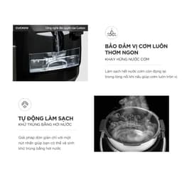 Thumbnail Nồi cơm điện tử áp suất cao tần Cuckoo 1.8 lít CRP-HUS1000F màu đỏ- lòng nồi chống dính cao cấp phủ Xwall Black shine 4