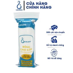 Thumbnail Bông tẩy trang Likado miếng tròn 100 miếng (bông cây - BTT100M) 1