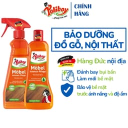Thumbnail Xịt Bảo Dưỡng và Vệ Sinh Đồ Gỗ Nội Thất POLIBOY Làm Sạch Đồ Gỗ, Đánh Bóng, Bảo Dưỡng Đồ Gỗ Nội Thất, Chống Ẩm Mốc 1
