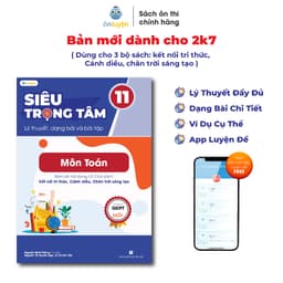 Thumbnail Combo 3 Sách Siêu trọng tâm lớp 11 bất kỳ đủ môn Toán, Lí, Hoá, Sinh, Anh, Văn, Sử, Địa, KTPL 2