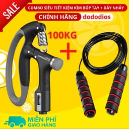 Thumbnail Combo Dây Nhảy Và Kìm Bóp Tay - Lõi Dây Nhảy Là Lõi Thép, Kìm Bóp Tập Cơ Tay Tối Đa 60kg 100kg 120kg Có Màn Hình 3