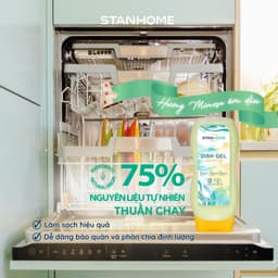 Thumbnail Nước rửa chén bát cho máy rửa chén Stanhome DISH GEL Serenity hương Mimosa, bạc hà 720ML - Limited vers 2