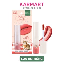 Thumbnail Son Tint Bóng Baifern Căng Bóng Không Bết Dính Baby Bright Sweet Cafe Shiny Tint 6 Colors 2.8g 2