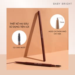 Thumbnail Chì Kẻ Mày Tam Giác Chống Thấm Nước Baby Bright Triangle Slim Brow Pencil 4 Colors 0.7g 4
