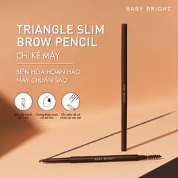 Thumbnail Chì Kẻ Mày Tam Giác Chống Thấm Nước Baby Bright Triangle Slim Brow Pencil 4 Colors 0.7g 2