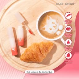Thumbnail Son Tint Bóng Baifern Căng Bóng Không Bết Dính Baby Bright Sweet Cafe Shiny Tint 6 Colors 2.8g 4