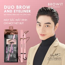 Thumbnail Bút Trang Điểm Mắt Và Mày Browit Duo Brow And Eyeliner 3 Colors 0.35ml+0.2ml 2