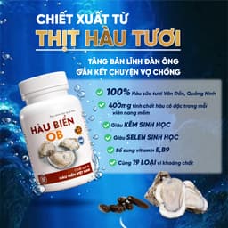 Thumbnail Combo 3 Hộp Tinh Chất Hàu OB Tăng Sinh Lý Nam Giới, Chiết Xuất Hàu Oyster (Hộp 30v) - Grow Green AZ 2